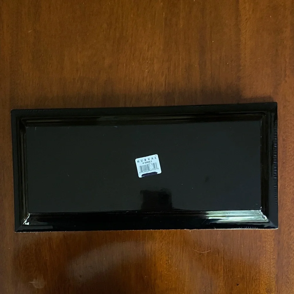 Murval Silver Beaded Vanity Tray